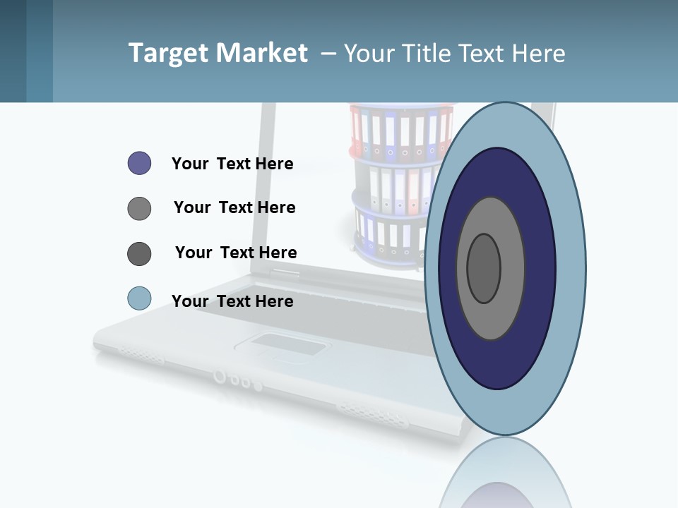 Wireless Connection Computer PowerPoint Template