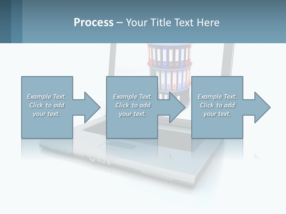 Wireless Connection Computer PowerPoint Template