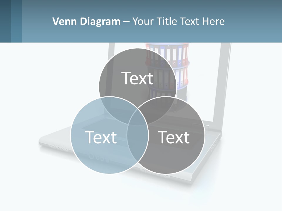 Wireless Connection Computer PowerPoint Template