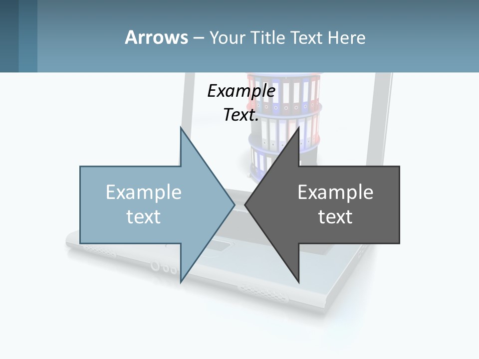 Wireless Connection Computer PowerPoint Template