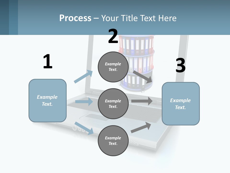 Wireless Connection Computer PowerPoint Template