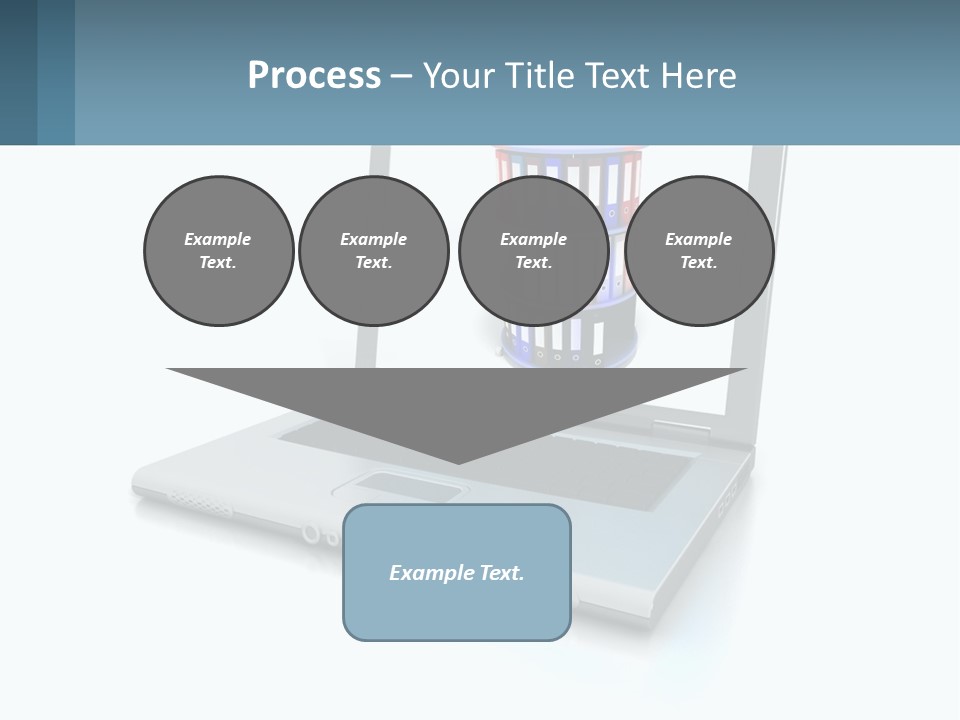 Wireless Connection Computer PowerPoint Template