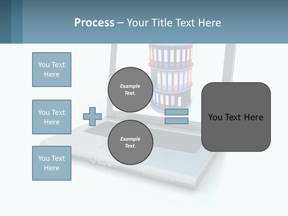 Wireless Connection Computer PowerPoint Template