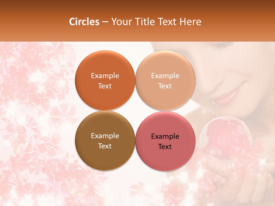 Anti Floral Copyspace PowerPoint Template