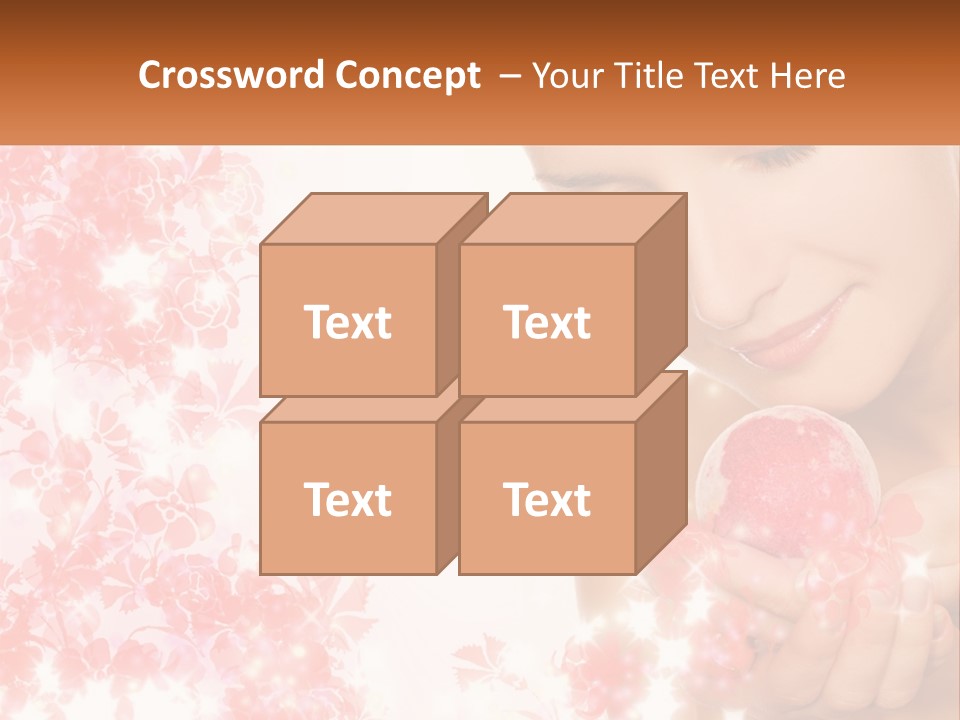 Anti Floral Copyspace PowerPoint Template