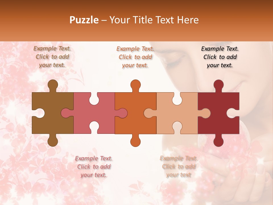 Anti Floral Copyspace PowerPoint Template