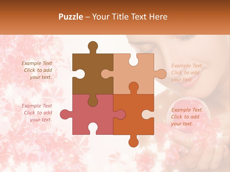 Anti Floral Copyspace PowerPoint Template