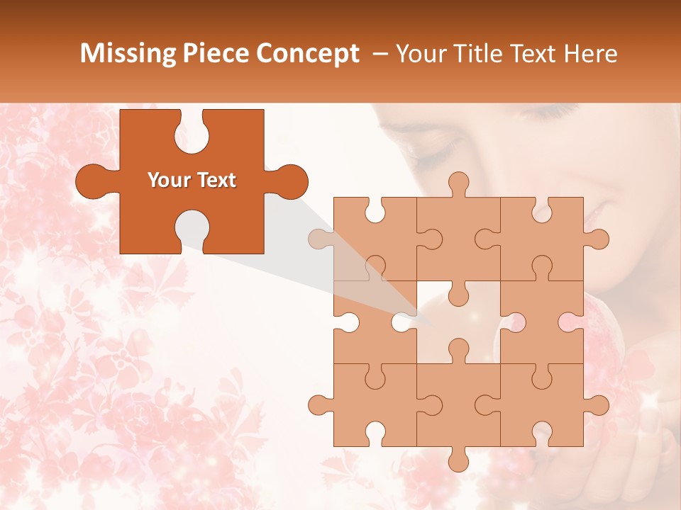 Anti Floral Copyspace PowerPoint Template