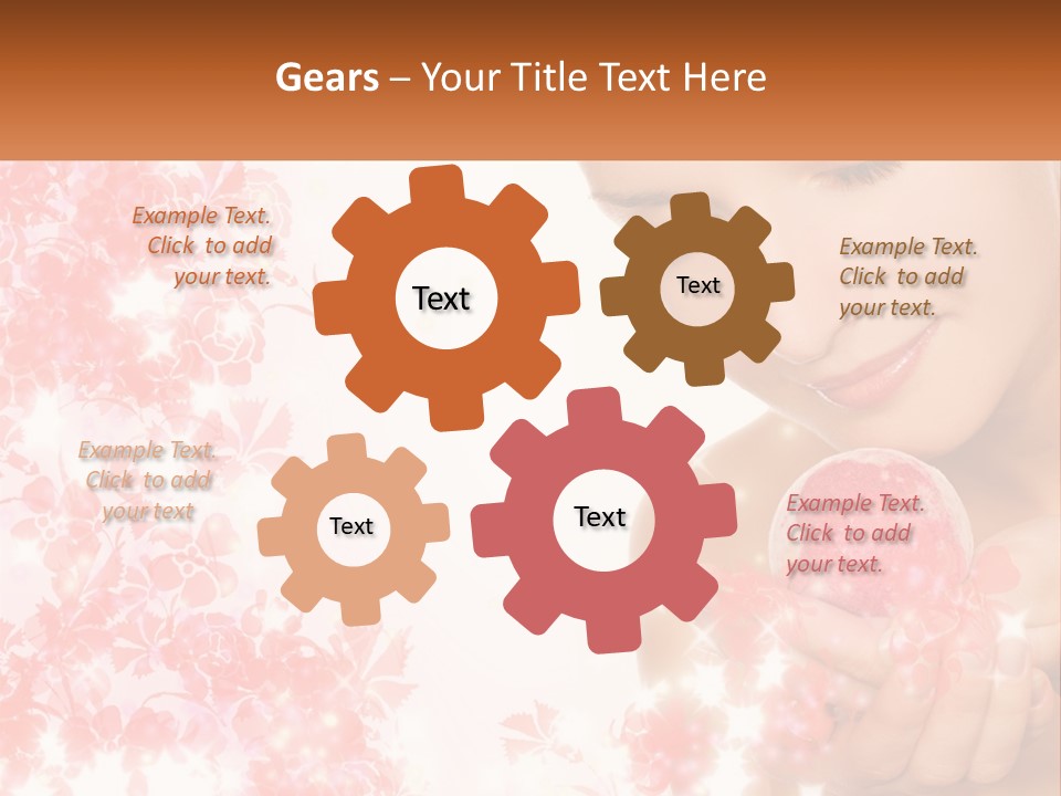 Anti Floral Copyspace PowerPoint Template