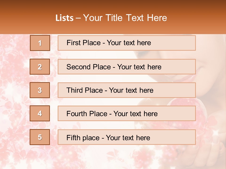 Anti Floral Copyspace PowerPoint Template