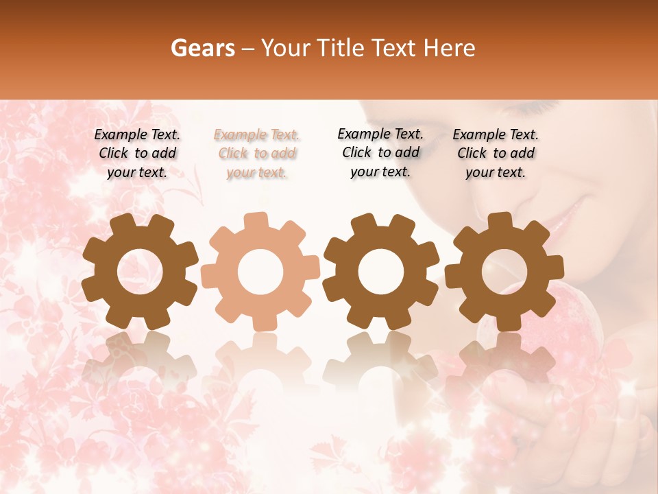 Anti Floral Copyspace PowerPoint Template