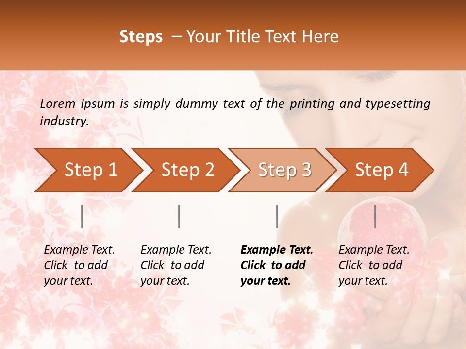 Anti Floral Copyspace PowerPoint Template