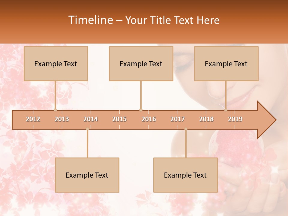 Anti Floral Copyspace PowerPoint Template