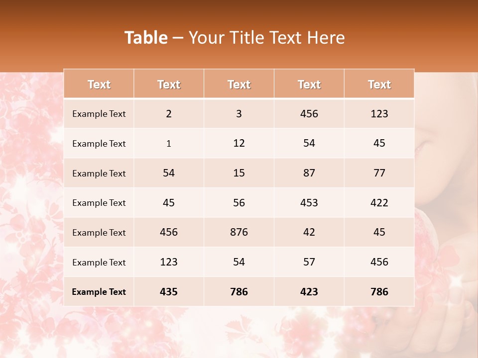 Anti Floral Copyspace PowerPoint Template