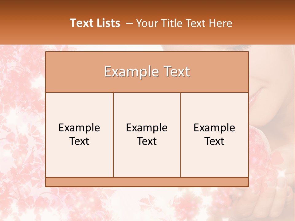 Anti Floral Copyspace PowerPoint Template
