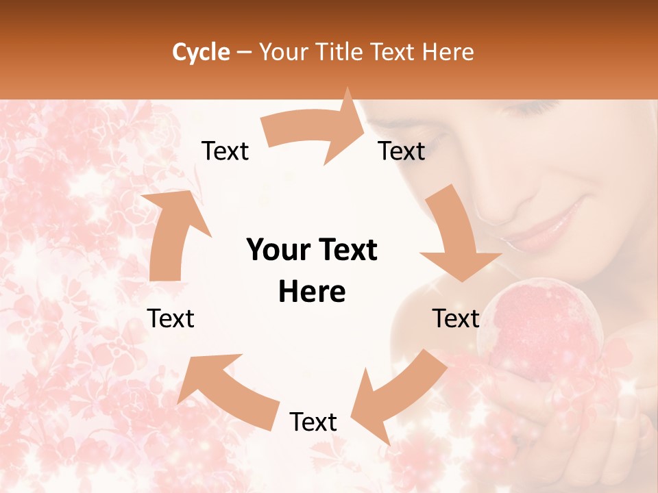 Anti Floral Copyspace PowerPoint Template