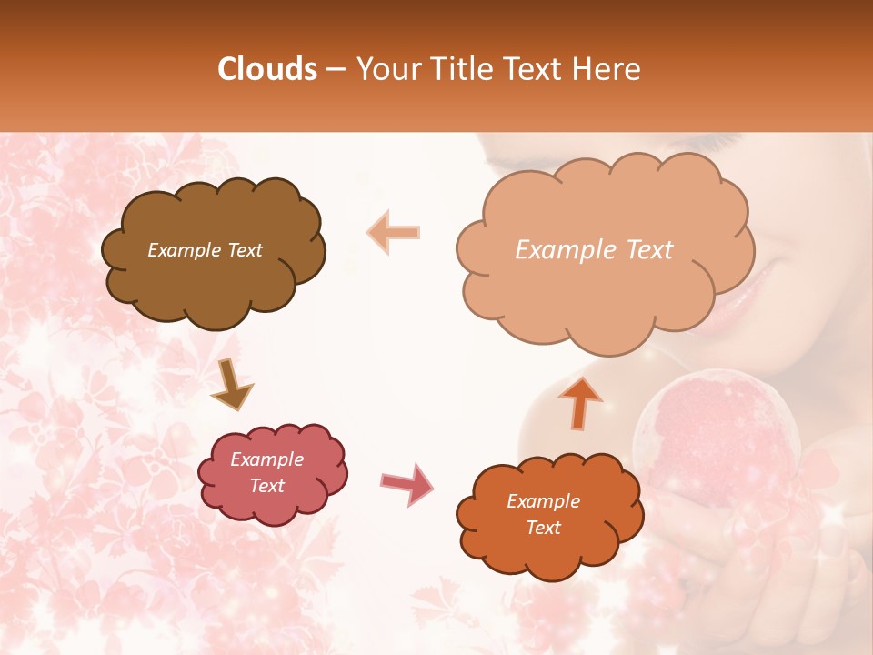 Anti Floral Copyspace PowerPoint Template