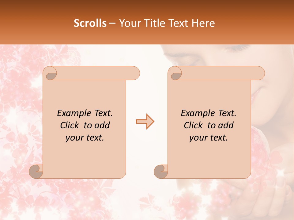 Anti Floral Copyspace PowerPoint Template