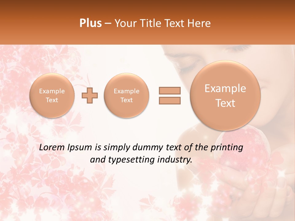 Anti Floral Copyspace PowerPoint Template