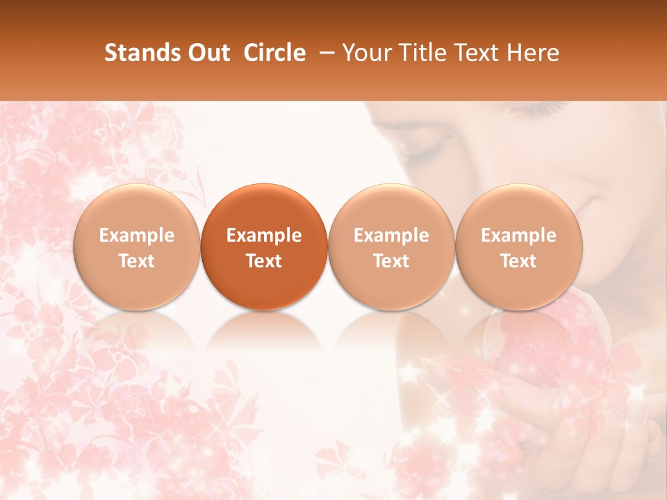 Anti Floral Copyspace PowerPoint Template
