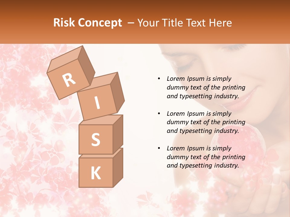 Anti Floral Copyspace PowerPoint Template