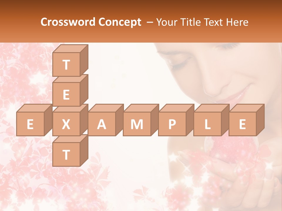 Anti Floral Copyspace PowerPoint Template