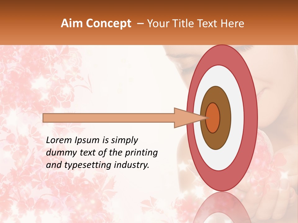 Anti Floral Copyspace PowerPoint Template
