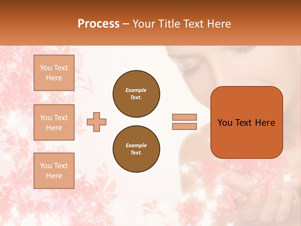 Anti Floral Copyspace PowerPoint Template