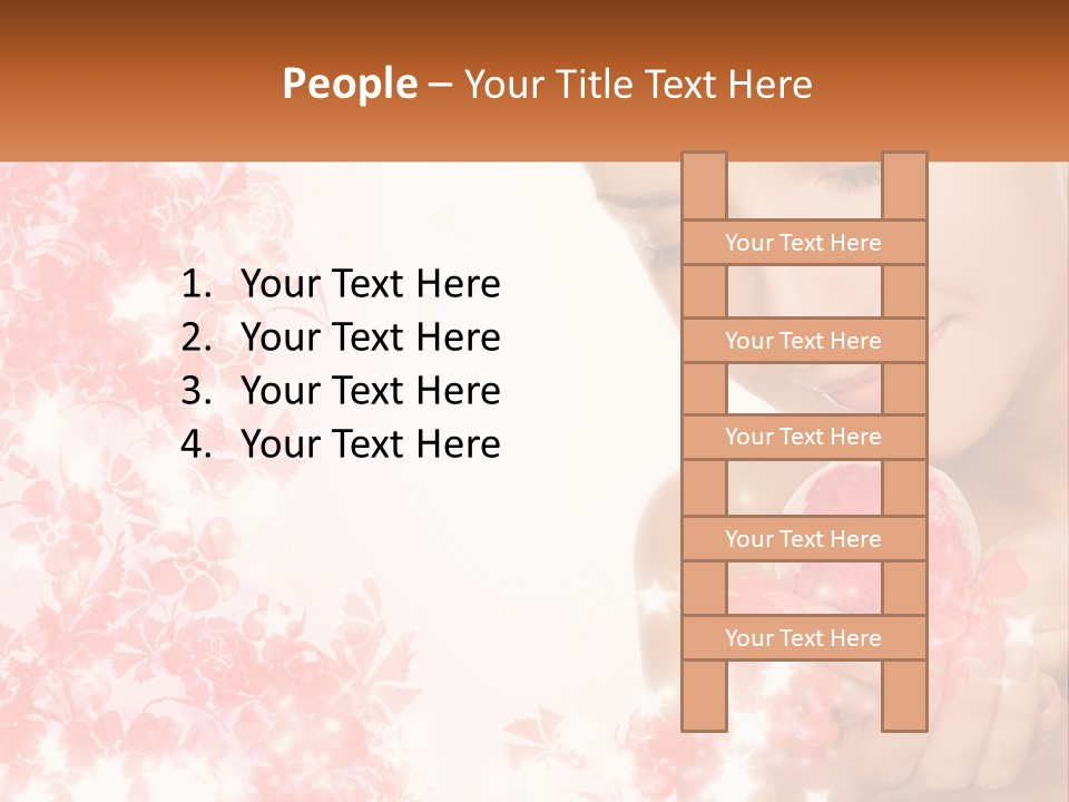 Anti Floral Copyspace PowerPoint Template