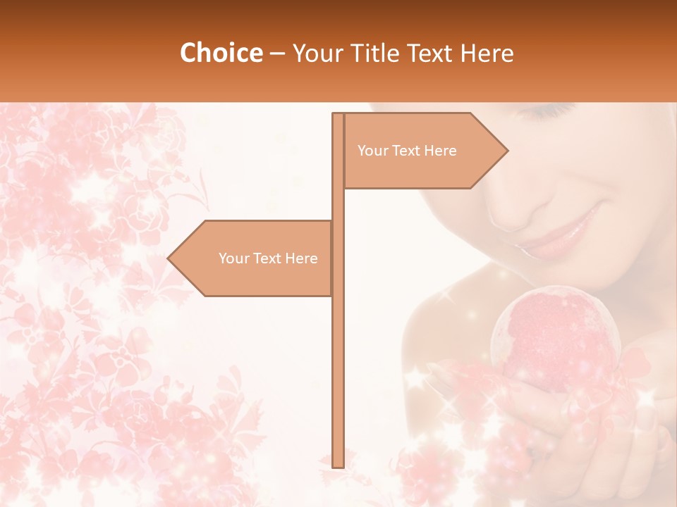 Anti Floral Copyspace PowerPoint Template