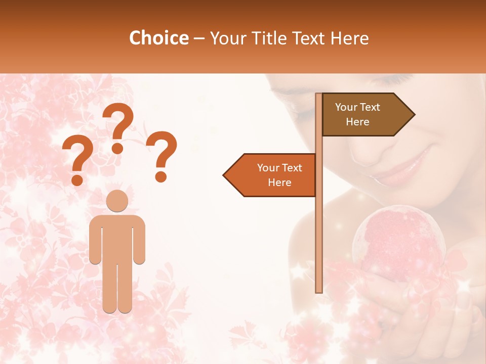 Anti Floral Copyspace PowerPoint Template