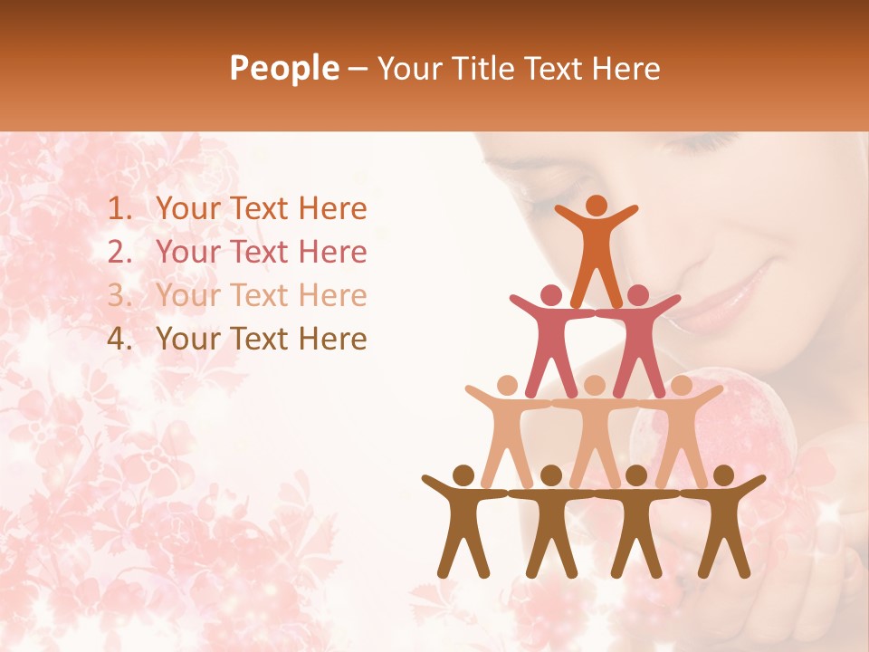 Anti Floral Copyspace PowerPoint Template