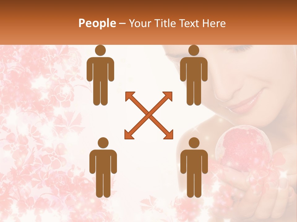 Anti Floral Copyspace PowerPoint Template