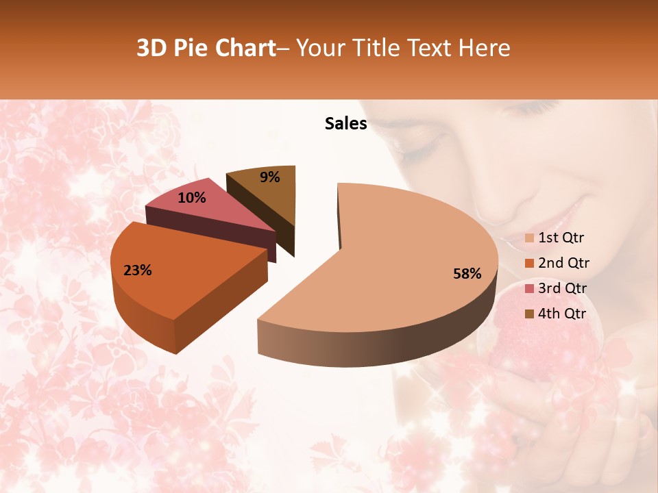 Anti Floral Copyspace PowerPoint Template
