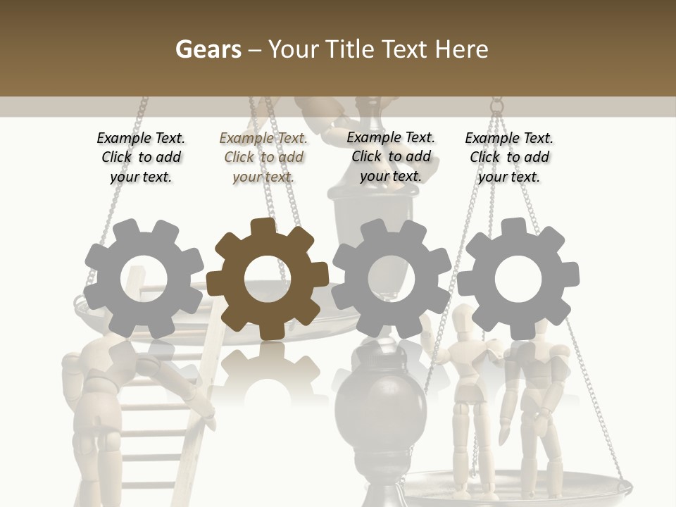 Wood Helpful Equal PowerPoint Template