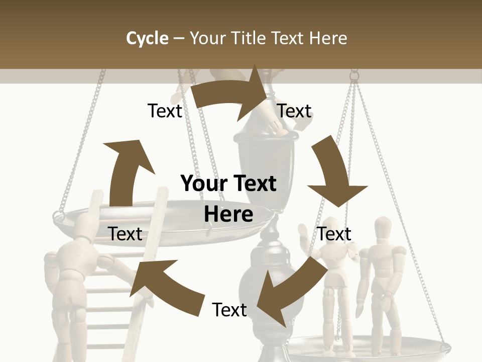 Wood Helpful Equal PowerPoint Template