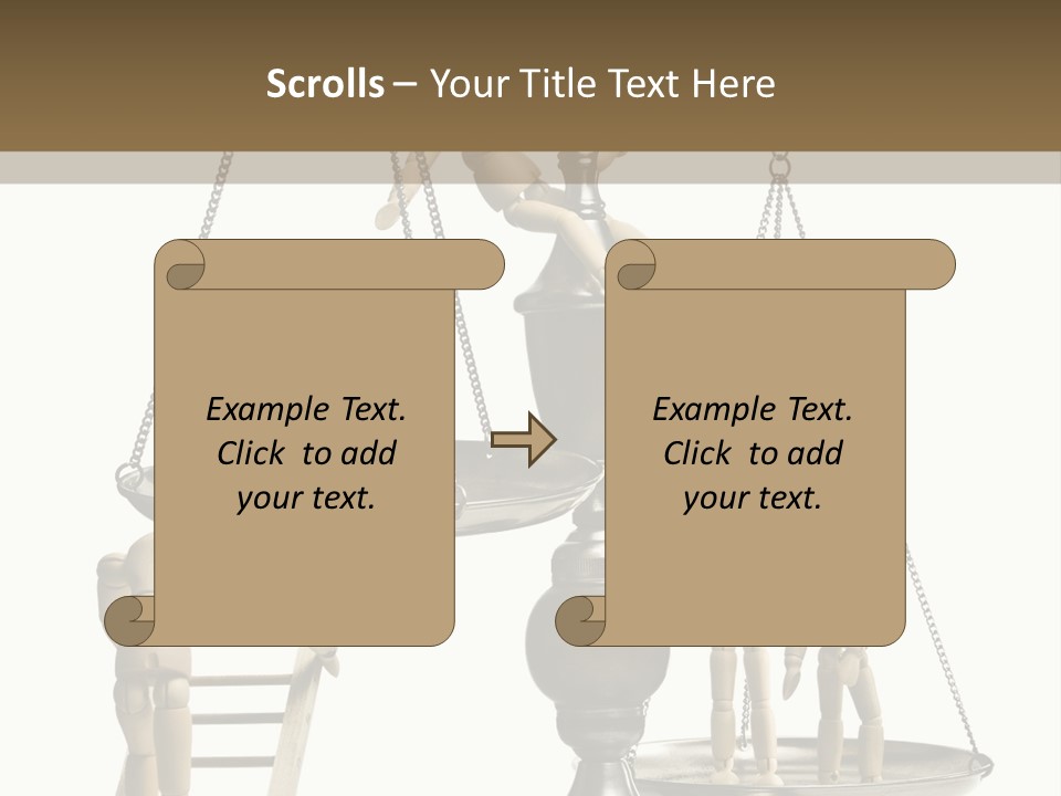 Wood Helpful Equal PowerPoint Template