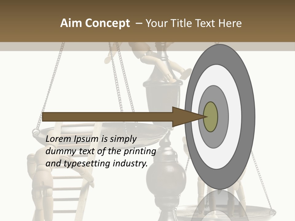 Wood Helpful Equal PowerPoint Template