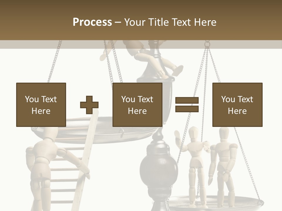 Wood Helpful Equal PowerPoint Template