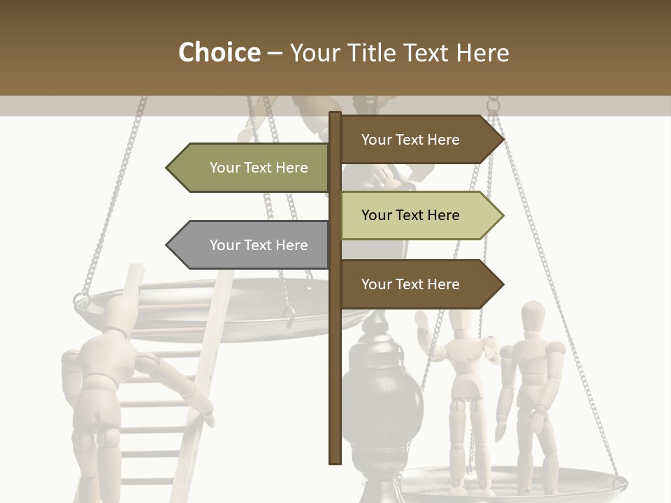 Wood Helpful Equal PowerPoint Template