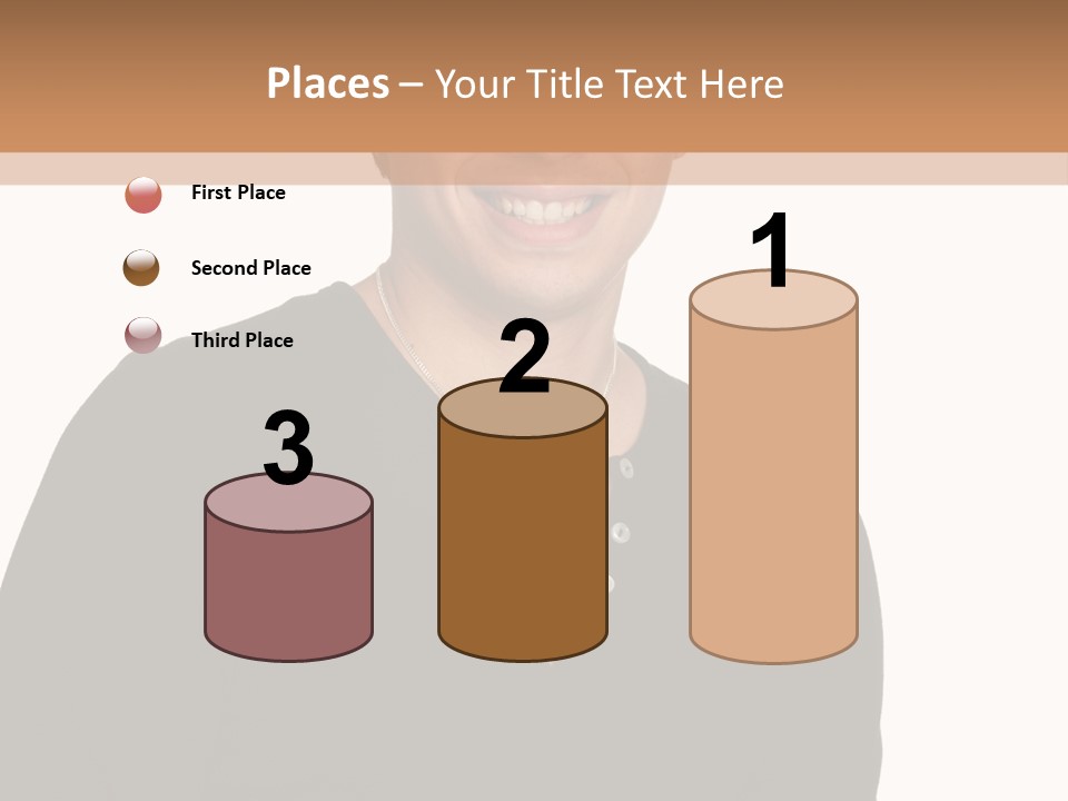 Skullcap White Face PowerPoint Template