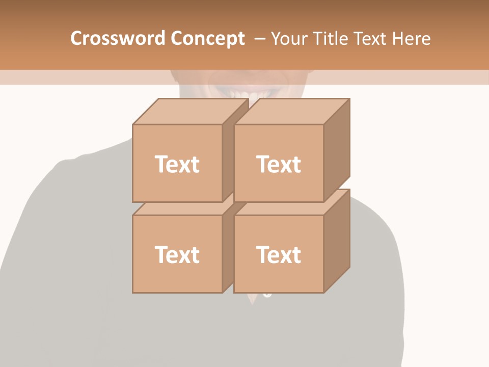 Skullcap White Face PowerPoint Template