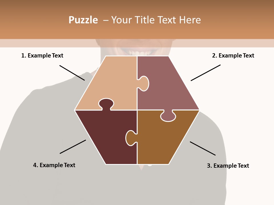 Skullcap White Face PowerPoint Template