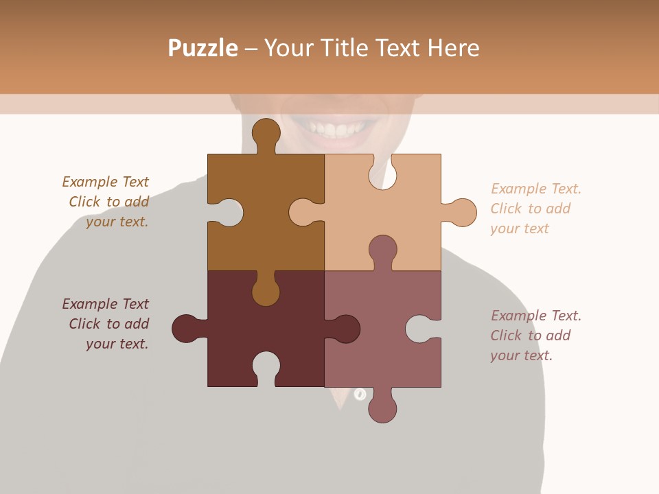 Skullcap White Face PowerPoint Template