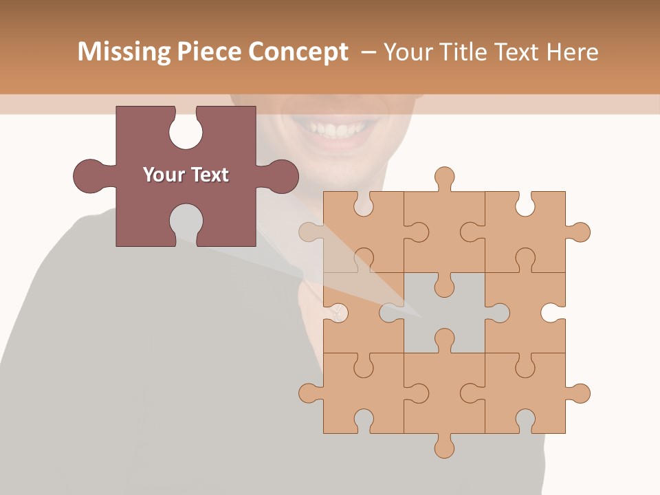 Skullcap White Face PowerPoint Template