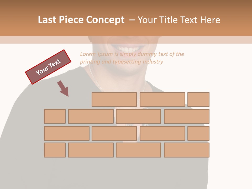 Skullcap White Face PowerPoint Template