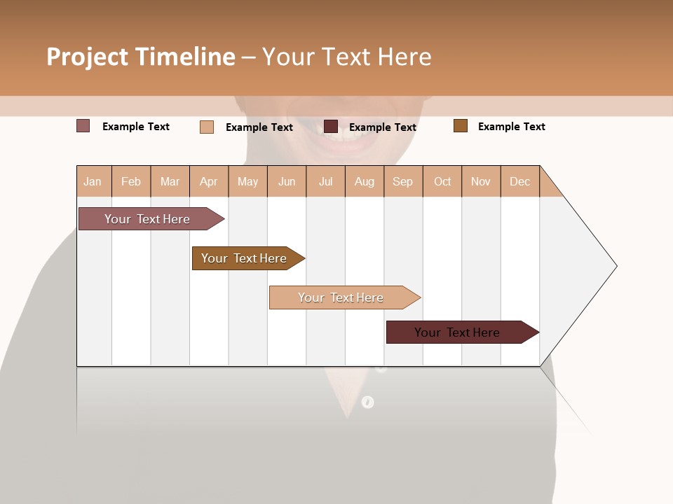 Skullcap White Face PowerPoint Template