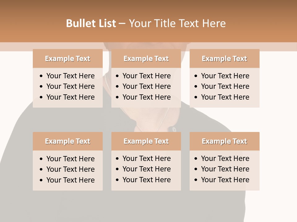 Skullcap White Face PowerPoint Template