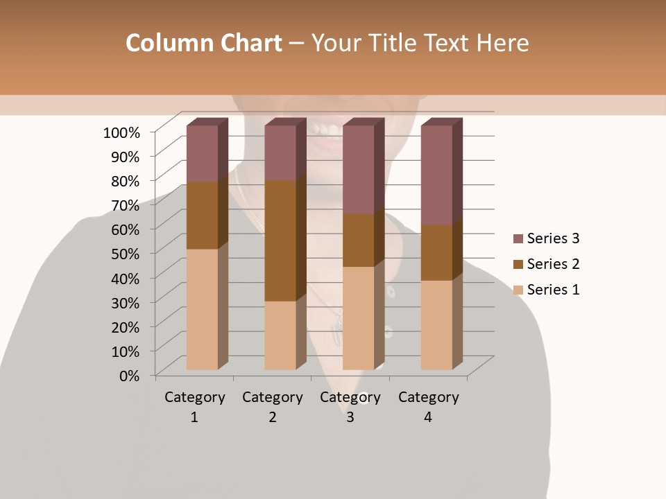 Skullcap White Face PowerPoint Template