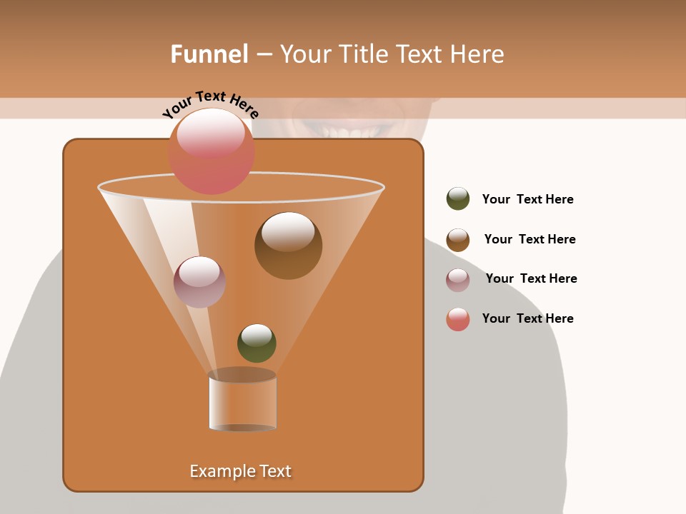 Skullcap White Face PowerPoint Template